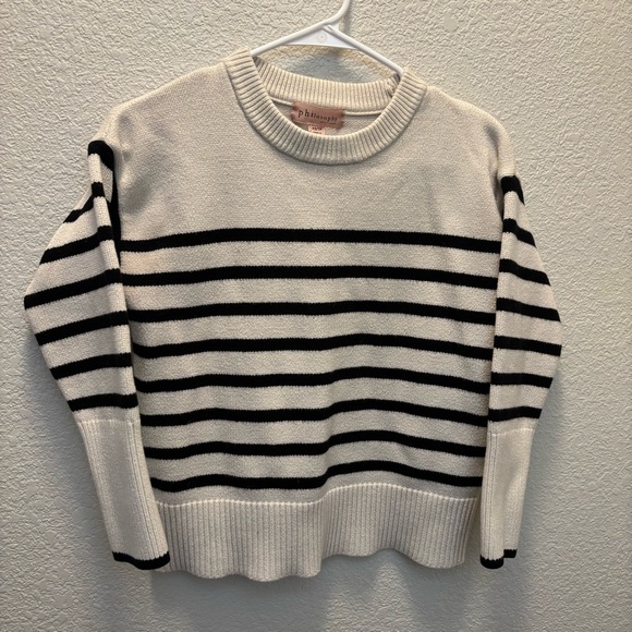 Philosophy Sweaters - Women’s Philosophy stripped sweater
